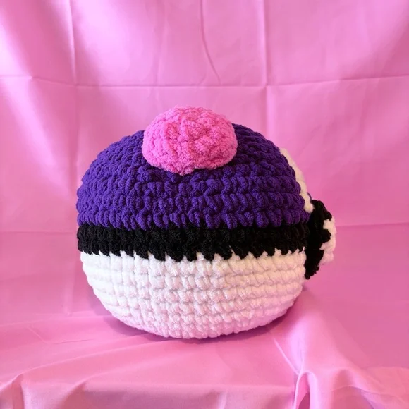 Handmade PokéBall Inspired Plush MD - CUSTOMIZABLE - Picture 2 of 4